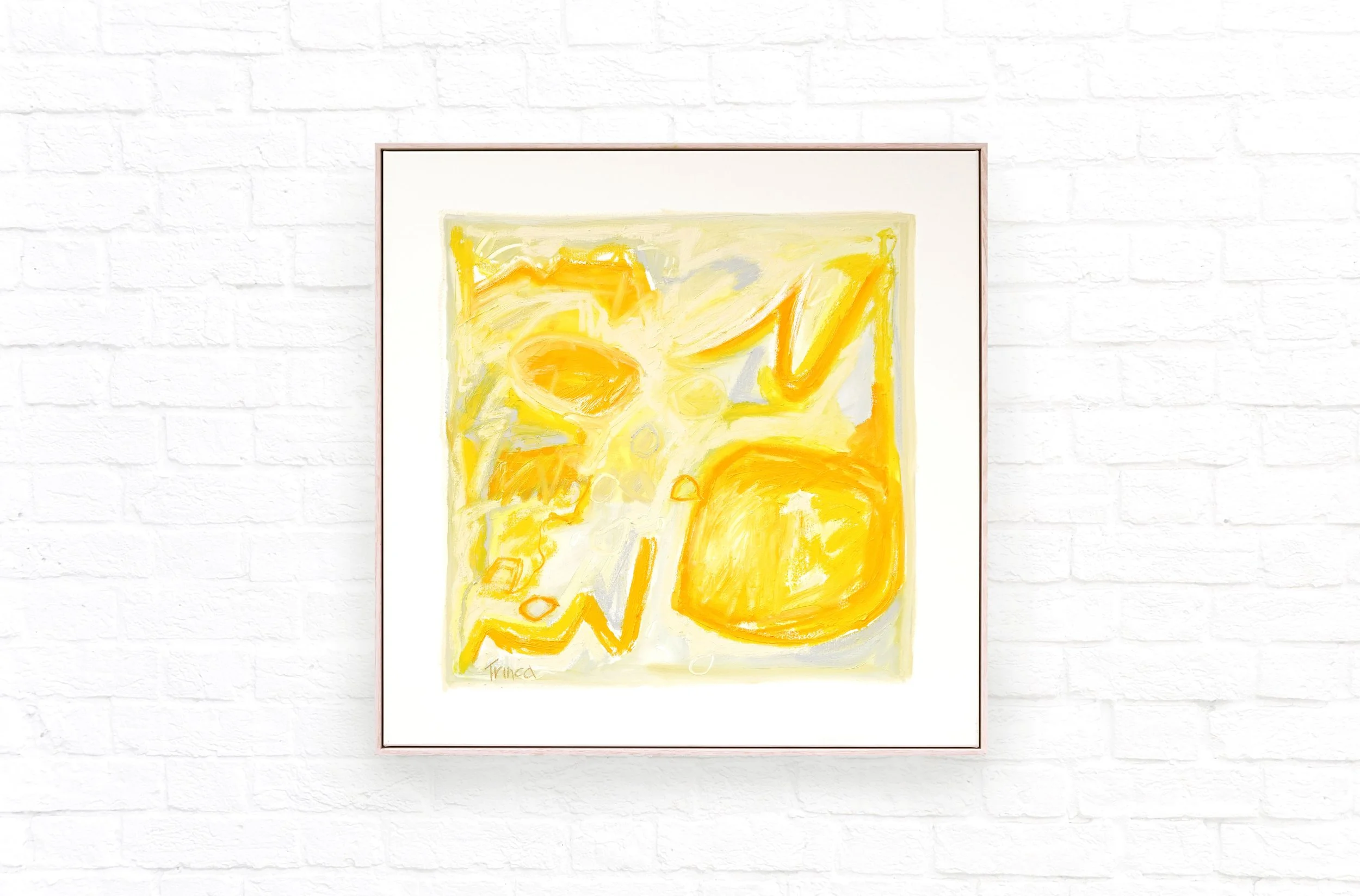 Golden Canola II Oil Stick on Canvas H91 x L91cm $2650.00