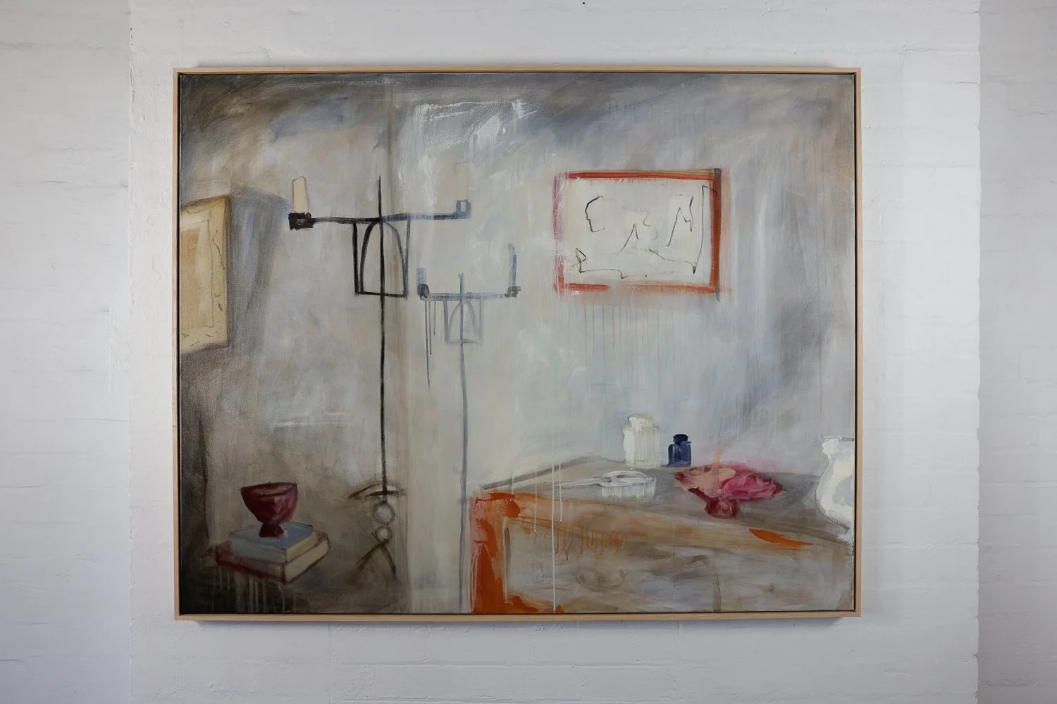 "Reflected Light" H122 x L153cm Acrylic on Cotton Canvas $3290.00