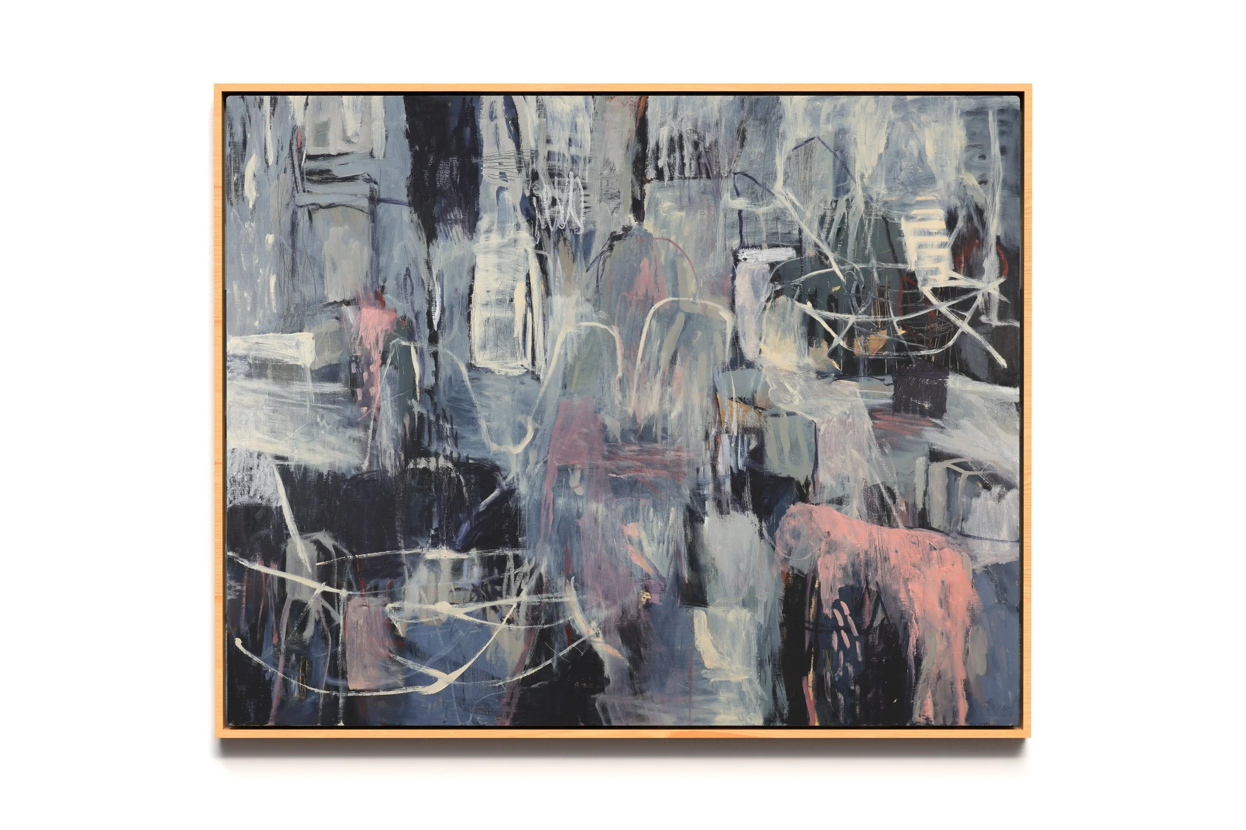'The Three Sisters' Oil on Linen, 96.5 x 117cm, $4400