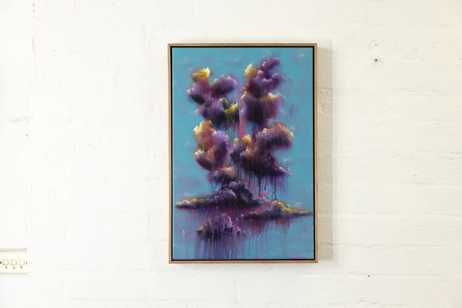 In My Mind, Acrylic on canvas, Framed in sustainable Vic ash 60 x 40cm $820