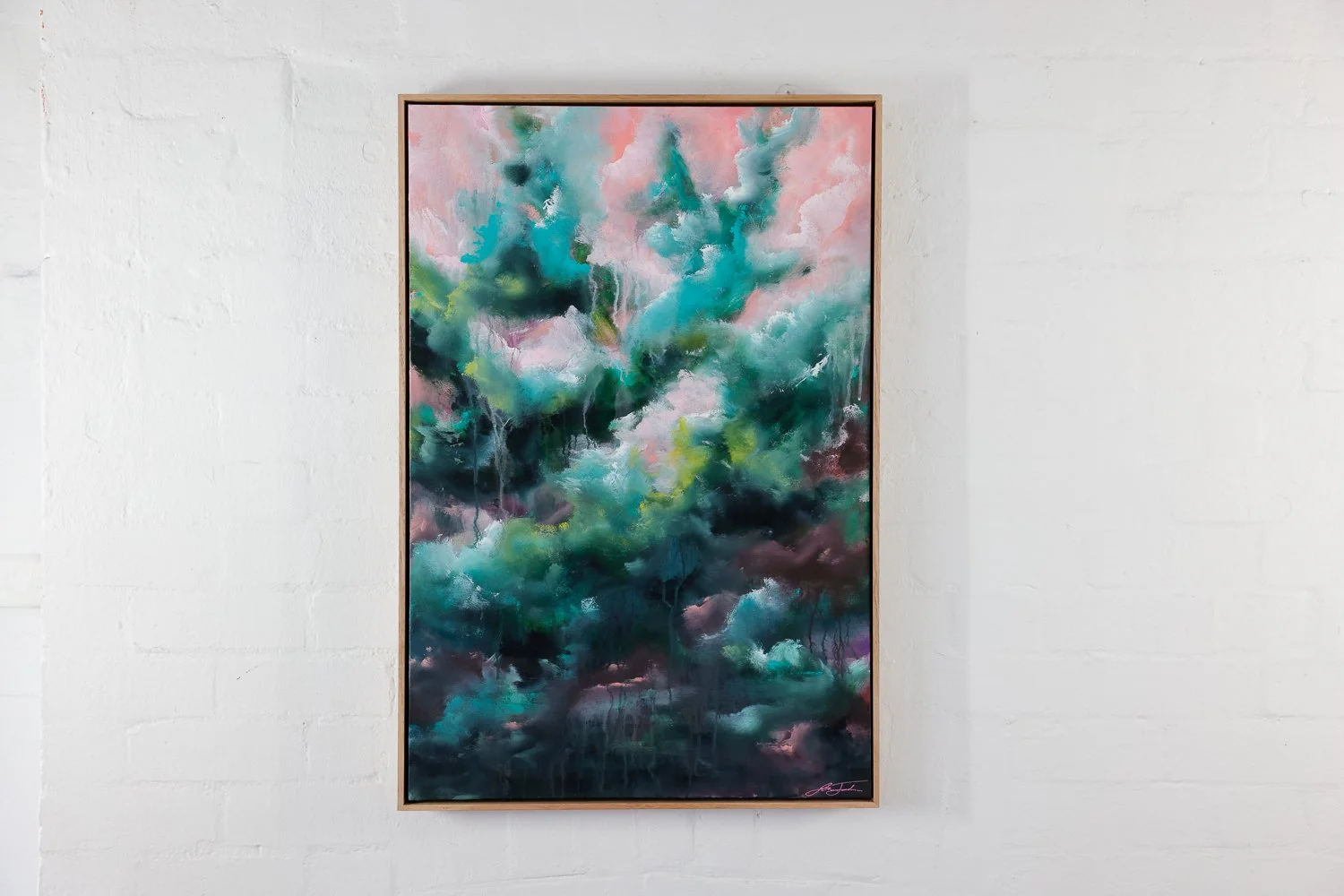 Emergence
Acrylic on canvas, Framed in Sustainable Vic Ash
90 x 60cm
$1880
