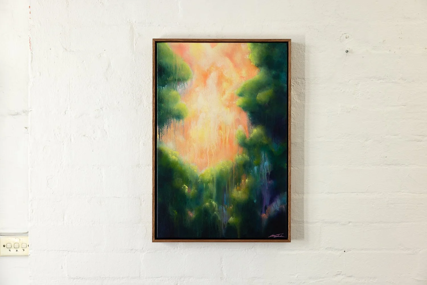 Sweet Nothings, Acrylic on canvas, Framed in sustainable Vic ash 60 x 40cm $820