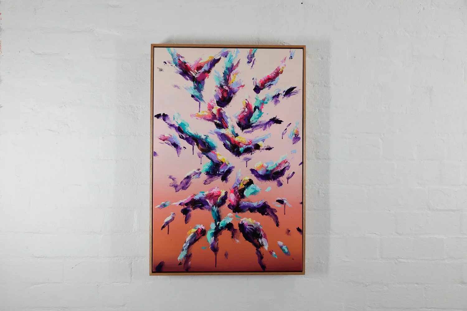 Projection #12
Acrylic on canvas, Framed in Sustainable Vic Ash
76 x 50cm
$2080