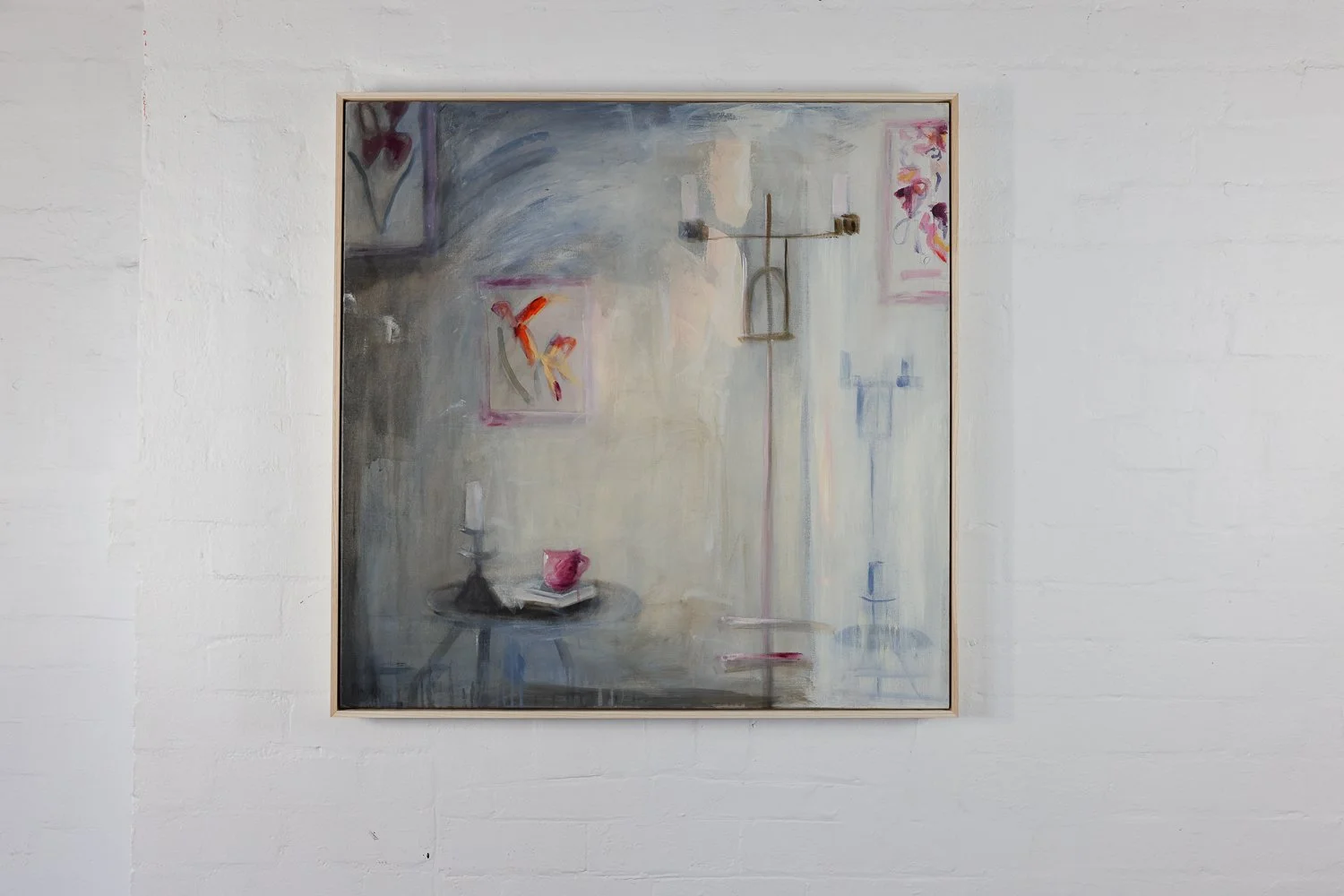 "Illuminated" H91 x L91cm Acrylic and Graphite on Cotton Canvas $2245.00