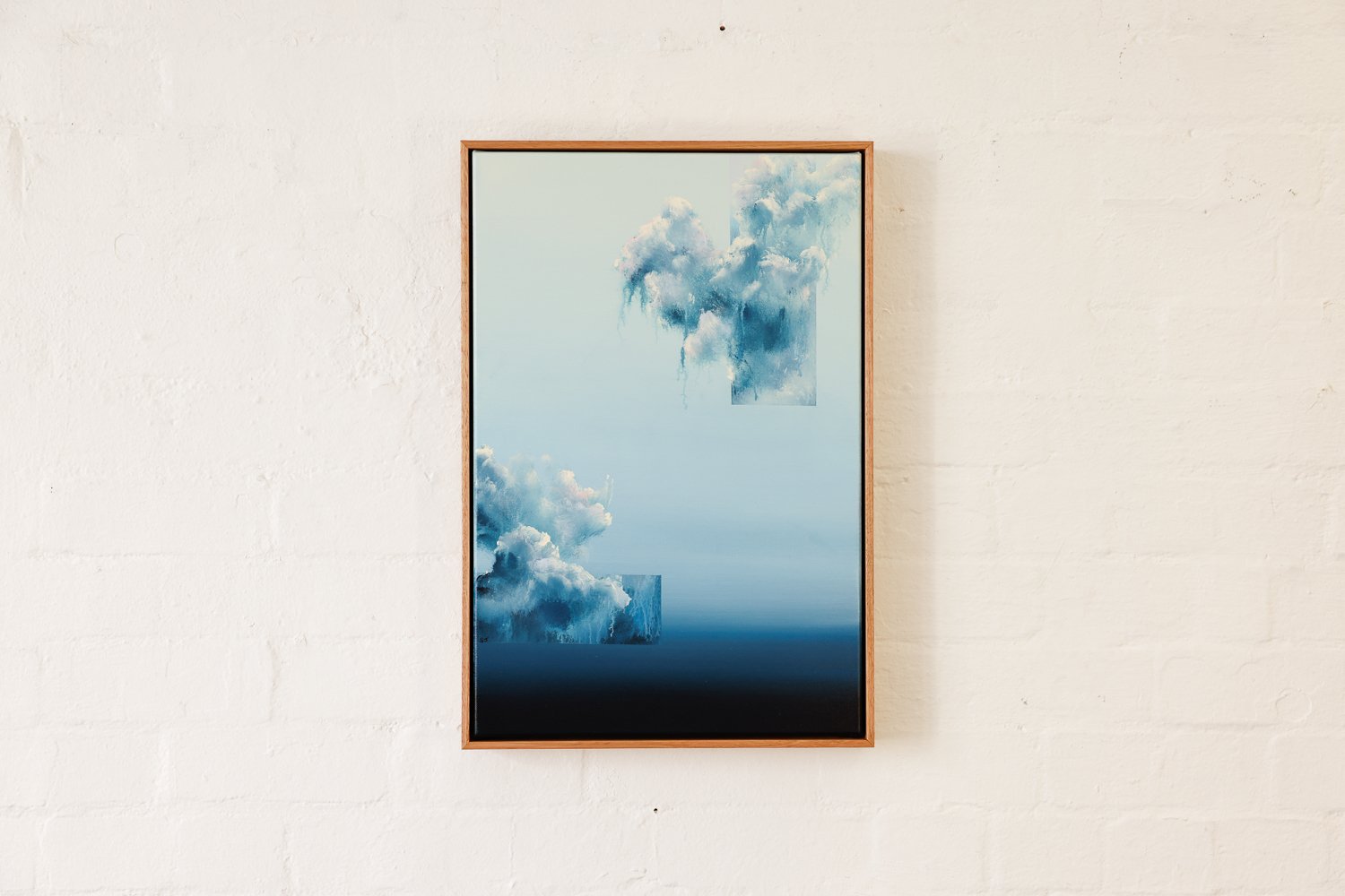 Breaking Out, Acrylic on canvas, Framed in sustainable Vic ash, 60 x 40cm $790