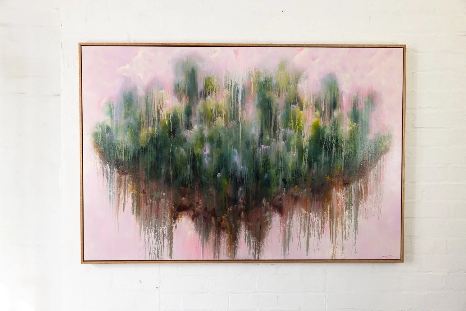 Grounded Hope, Acrylic on canvas, Framed in sustainable Vic ash 101 x 152cm $4480