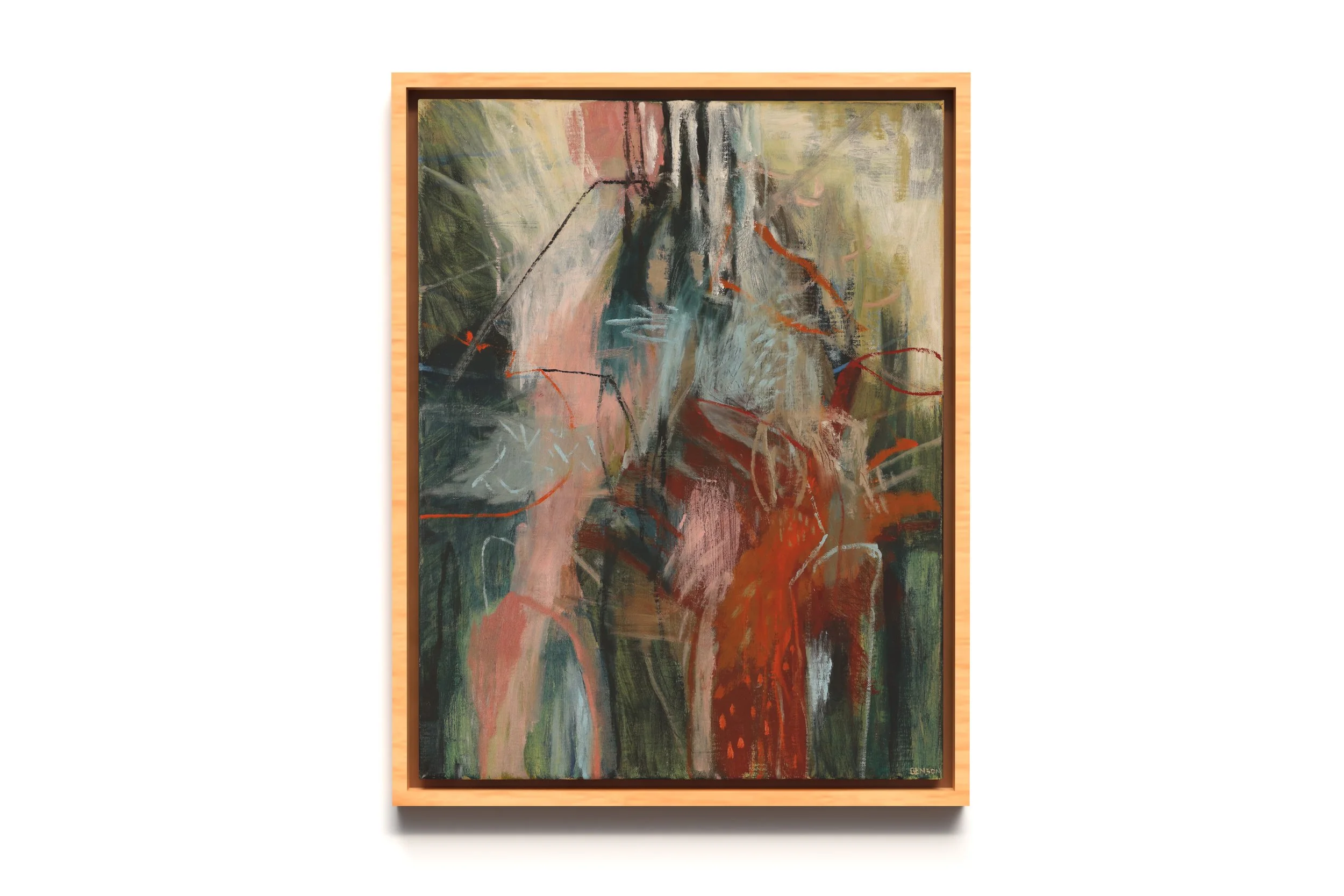 'Reverse Order' Oil on Linen, 35.5 x 46cm, $1500