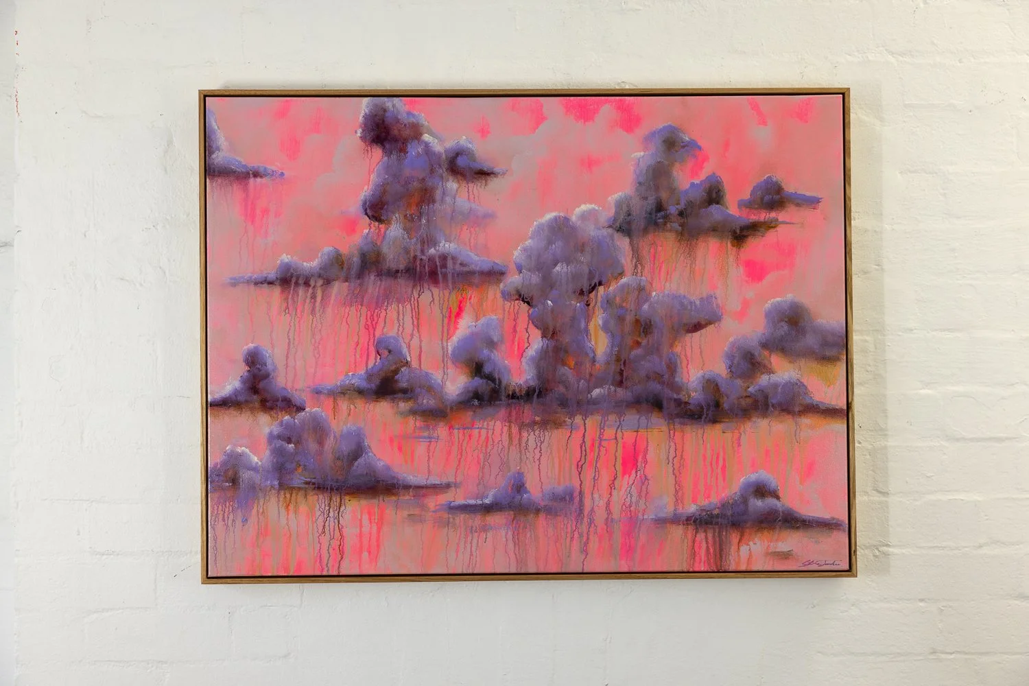 Enjoy The trip, Acrylic on canvas, Framed in sustainable Vic ash 76 x 101cm $2760