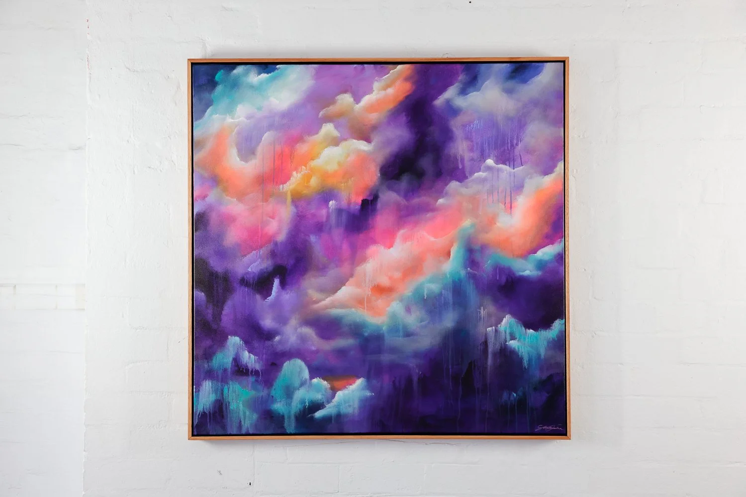 Everlasting
Acrylic on canvas, Framed in Sustainable Vic Ash
100 x 100cm
$2580 (SOLD)