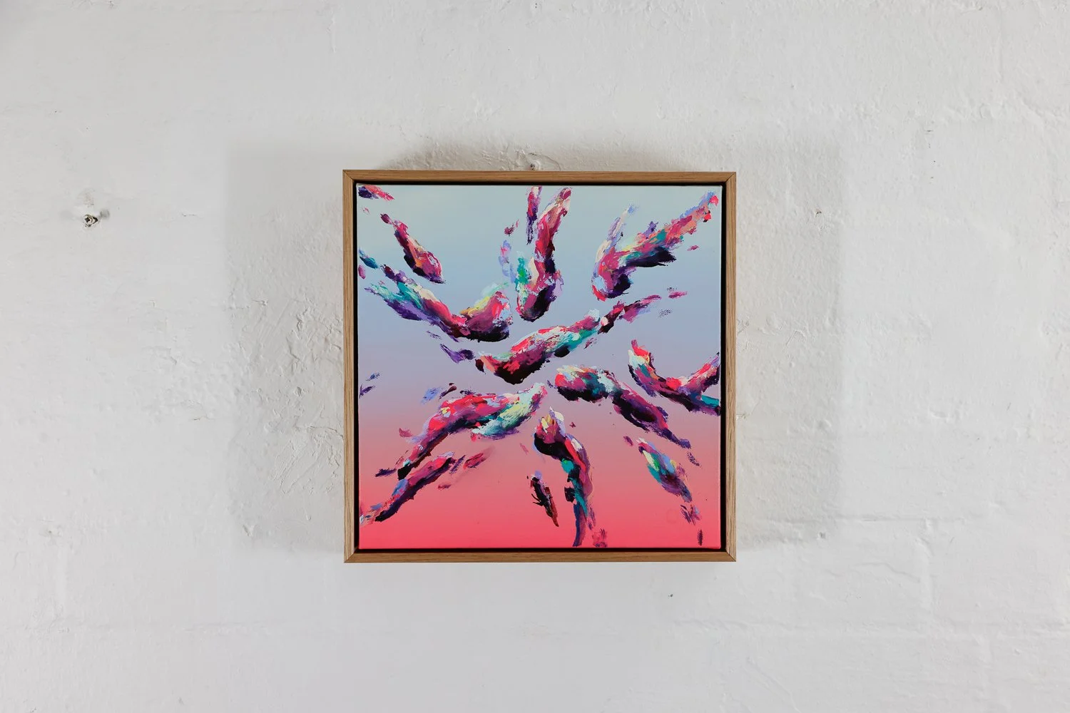 Projection #16
Acrylic on canvas, Framed in Sustainable Vic Ash
30 x30cm
$380 (SOLD)