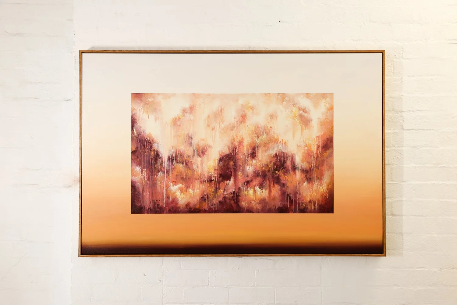 Formation, Acrylic on canvas, Framed in sustainable Vic ash, 100 x 150cm $4380
