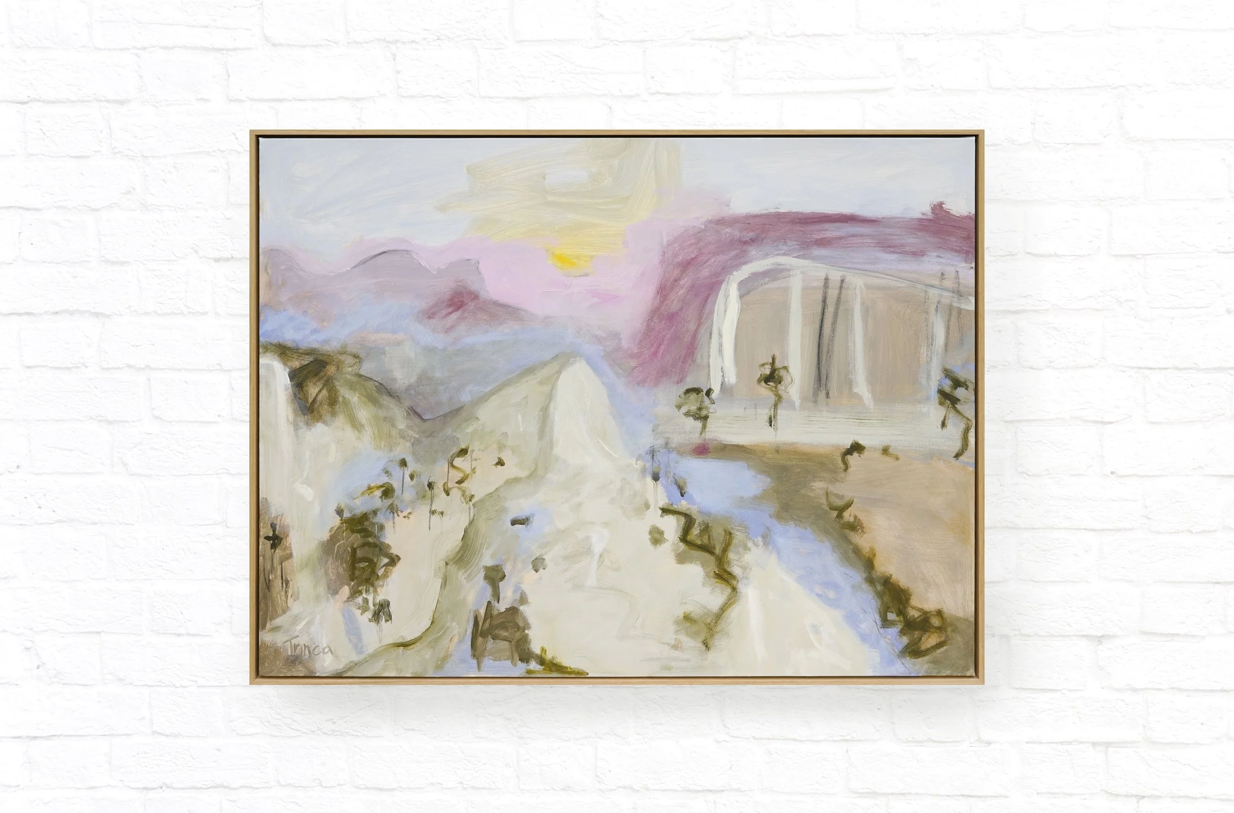 Rebecca Trinca High Country Space Acrylic and Graphite on Canvas H91 x L122cm, $3450.00