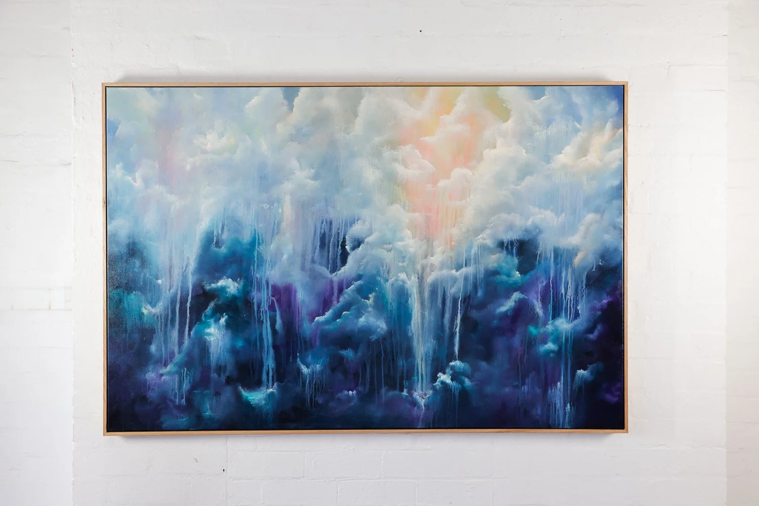 Once Upon A Revelation
Acrylic on canvas, Framed in Sustainable Vic Ash
100 x 150cm
$3780 (SOLD)