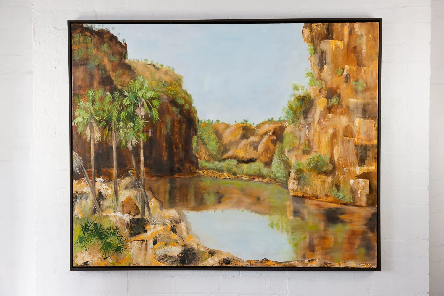 Palm Canyon 1500x1200 Oil on canvas $6200