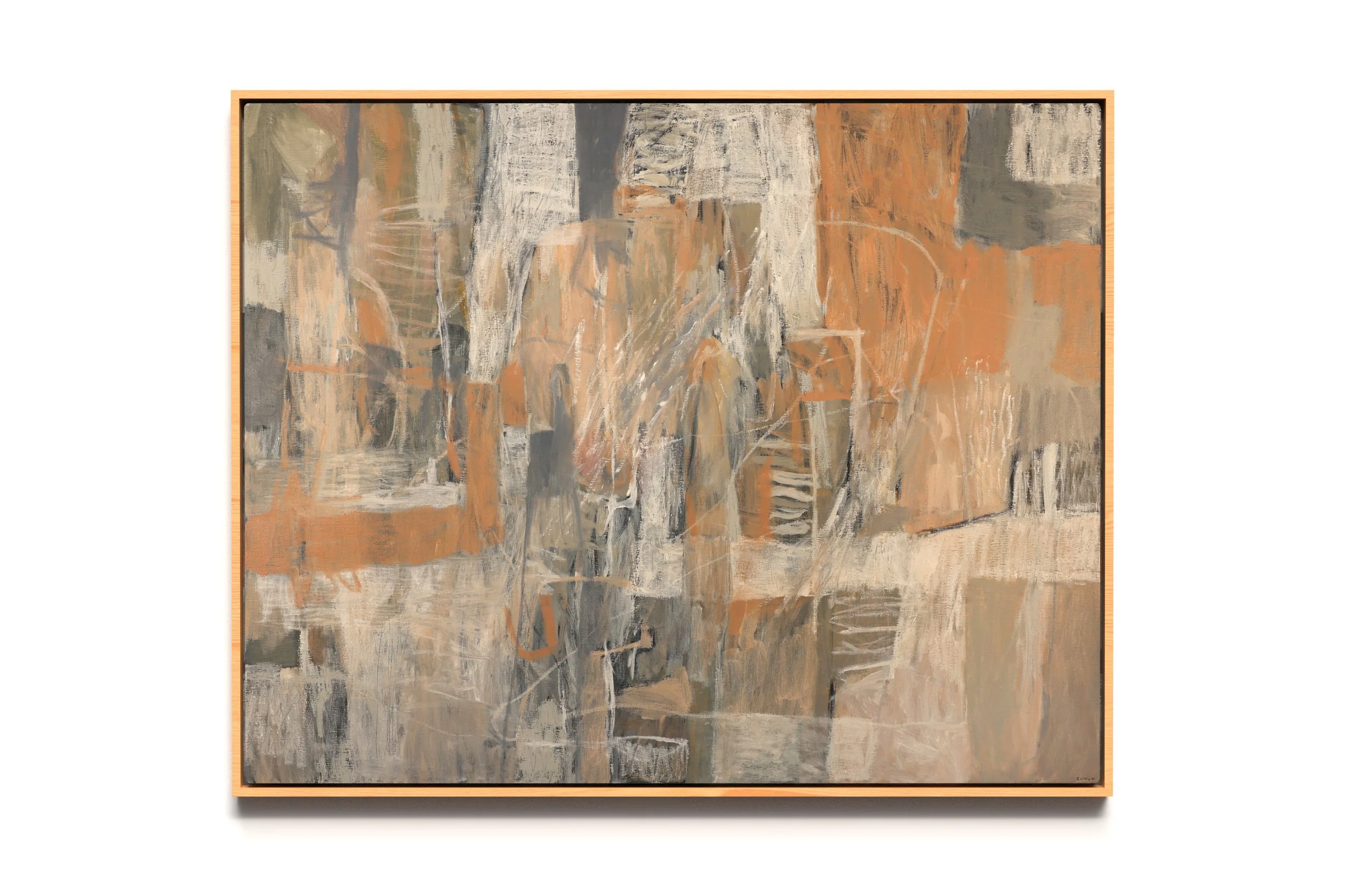 'Every time You Find Yourself here It;'s Because You Chose To Come Back'  Oil on Linen, 96.5 x 122cm, $4400