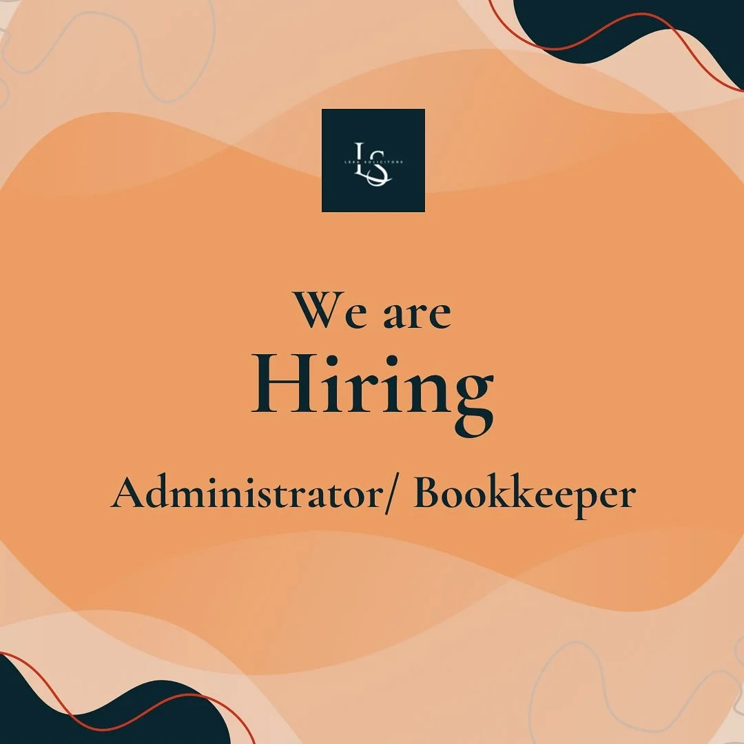 We are hiring! 

We are hiring a highly motivated and talented Administrator/ Bookkeeper! This job advert will close on 13/07/2025 so please get your applications in before then. 

Full details for the role can be found on our website. Link in bio. 
