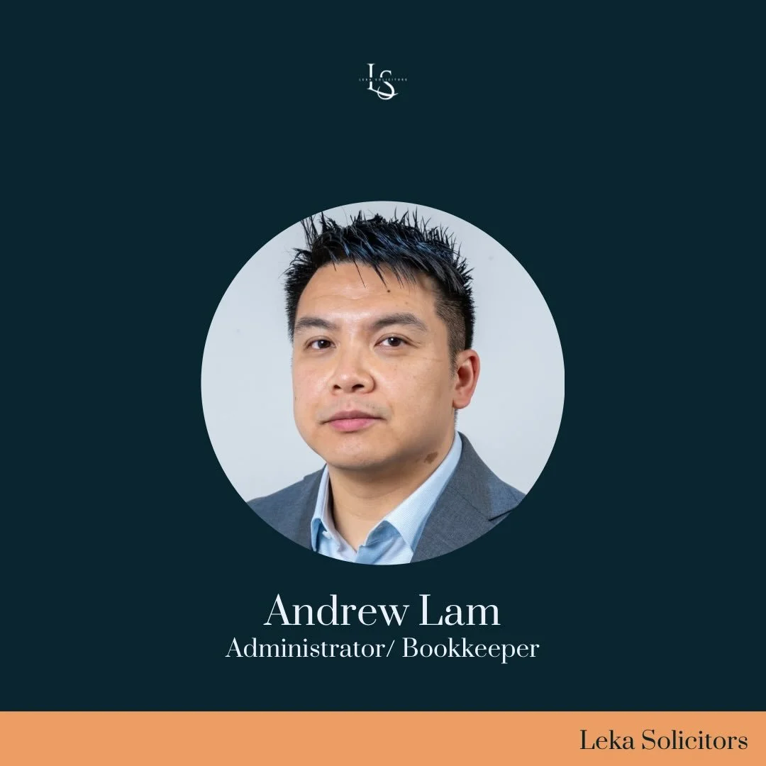 We are really pleased to introduce our new team member, Andrew Lam.

Andrew supports the firm&rsquo;s finance operations. He has a strong background in bookkeeping, reporting and administrative processes. With over seven years&rsquo; experience in Fi