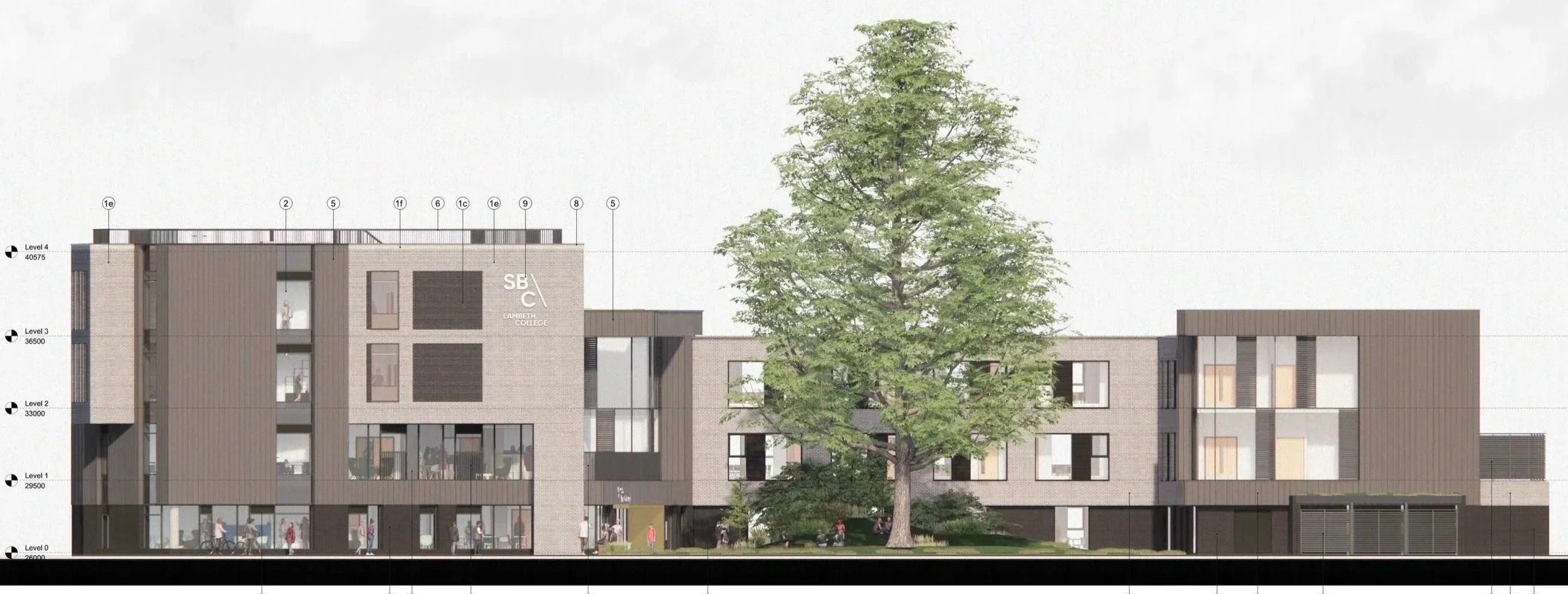 North west elevation