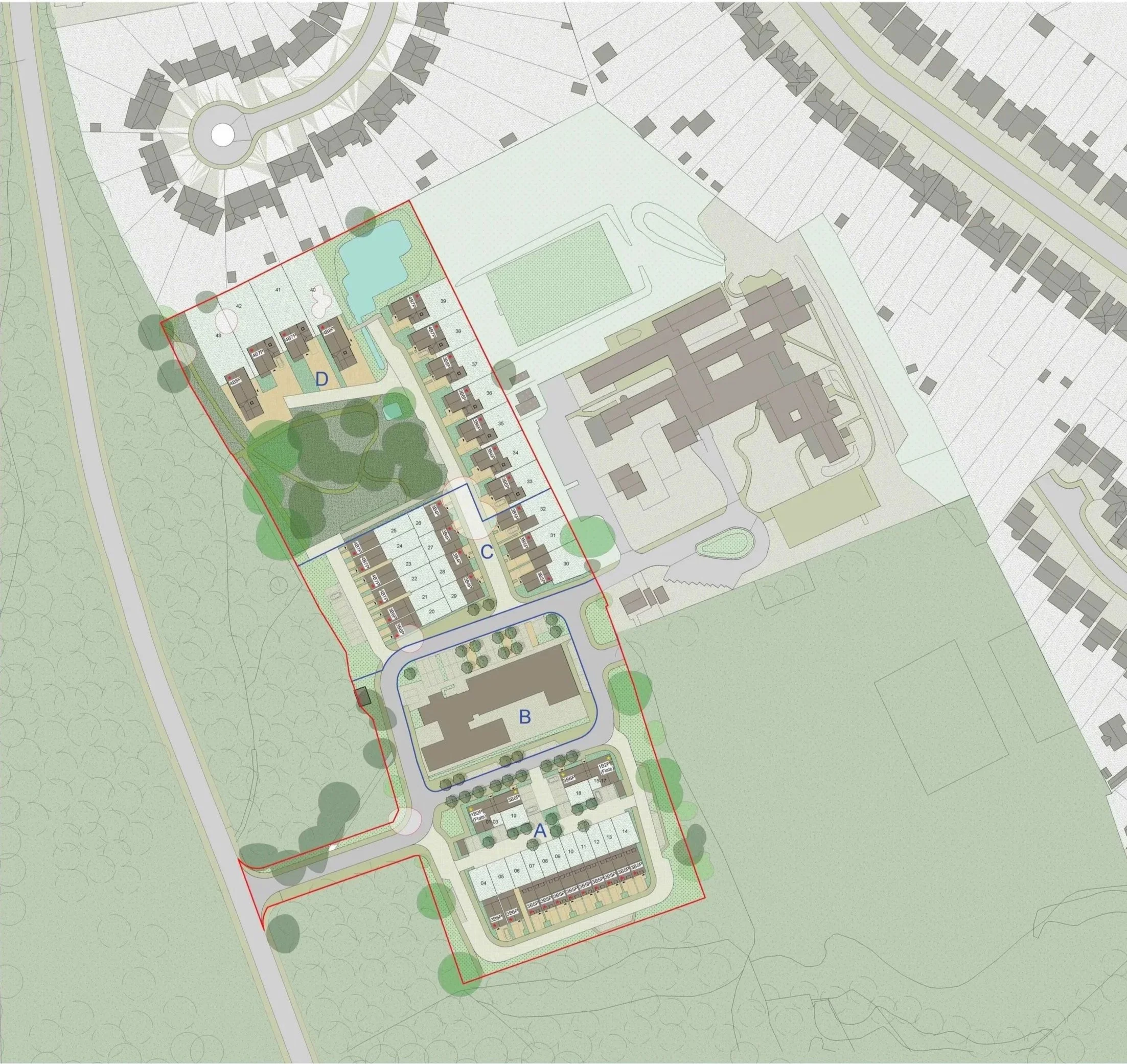 Proposed site plan - layout