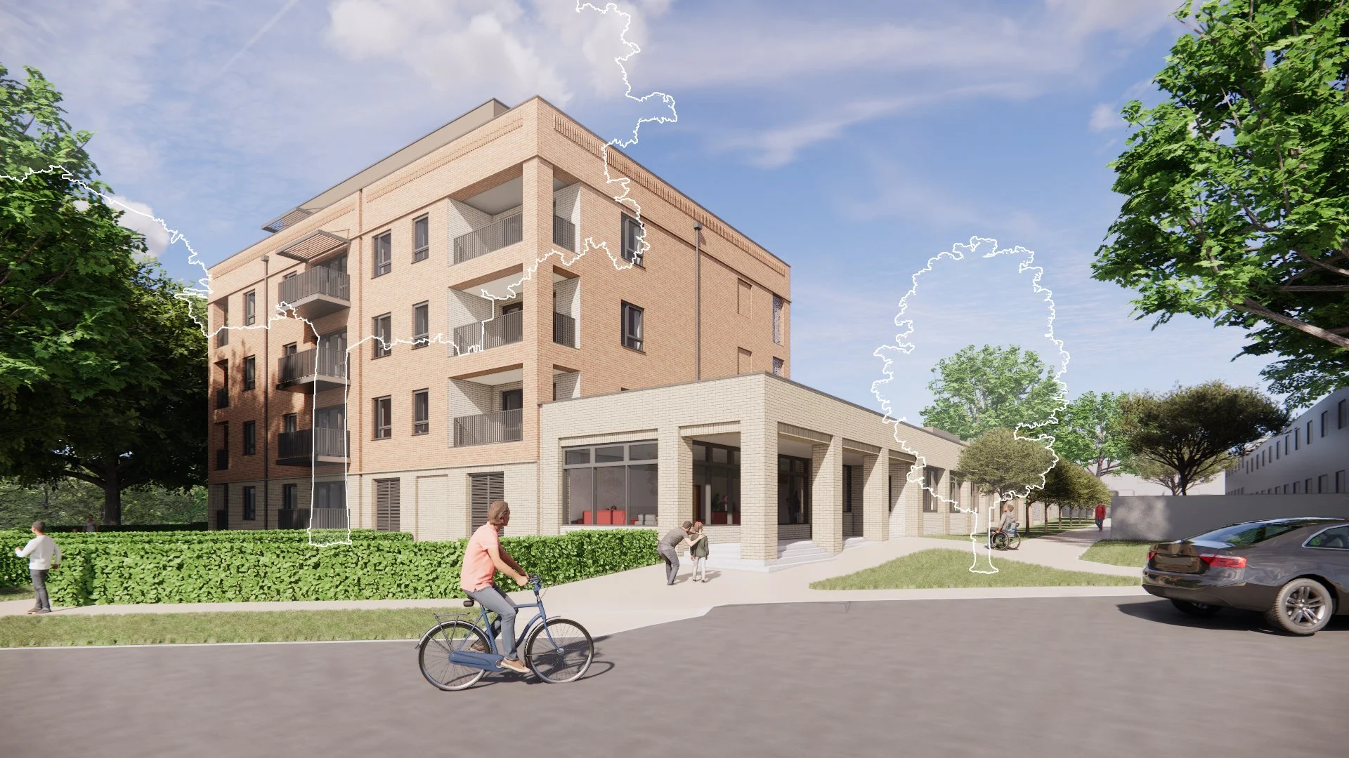 Ground breaking at the Oval