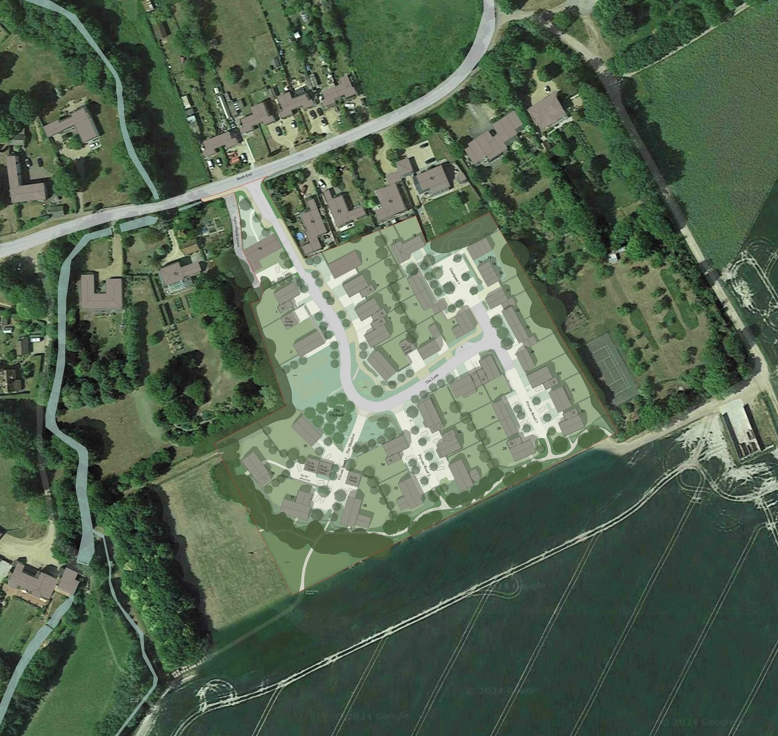 Proposed site plan - layout