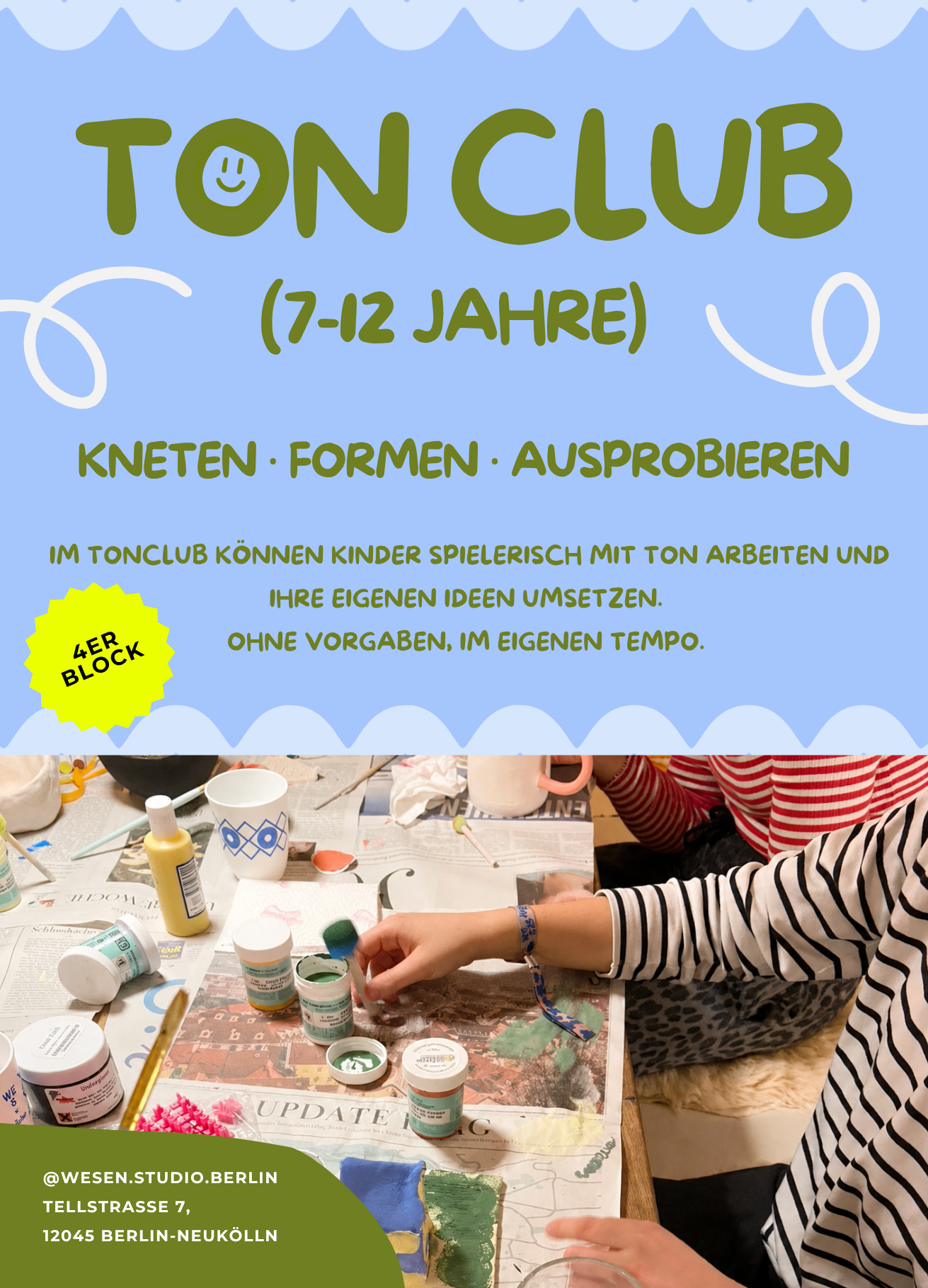 TONCLUB (7-12 Jahre) - 4 Termine