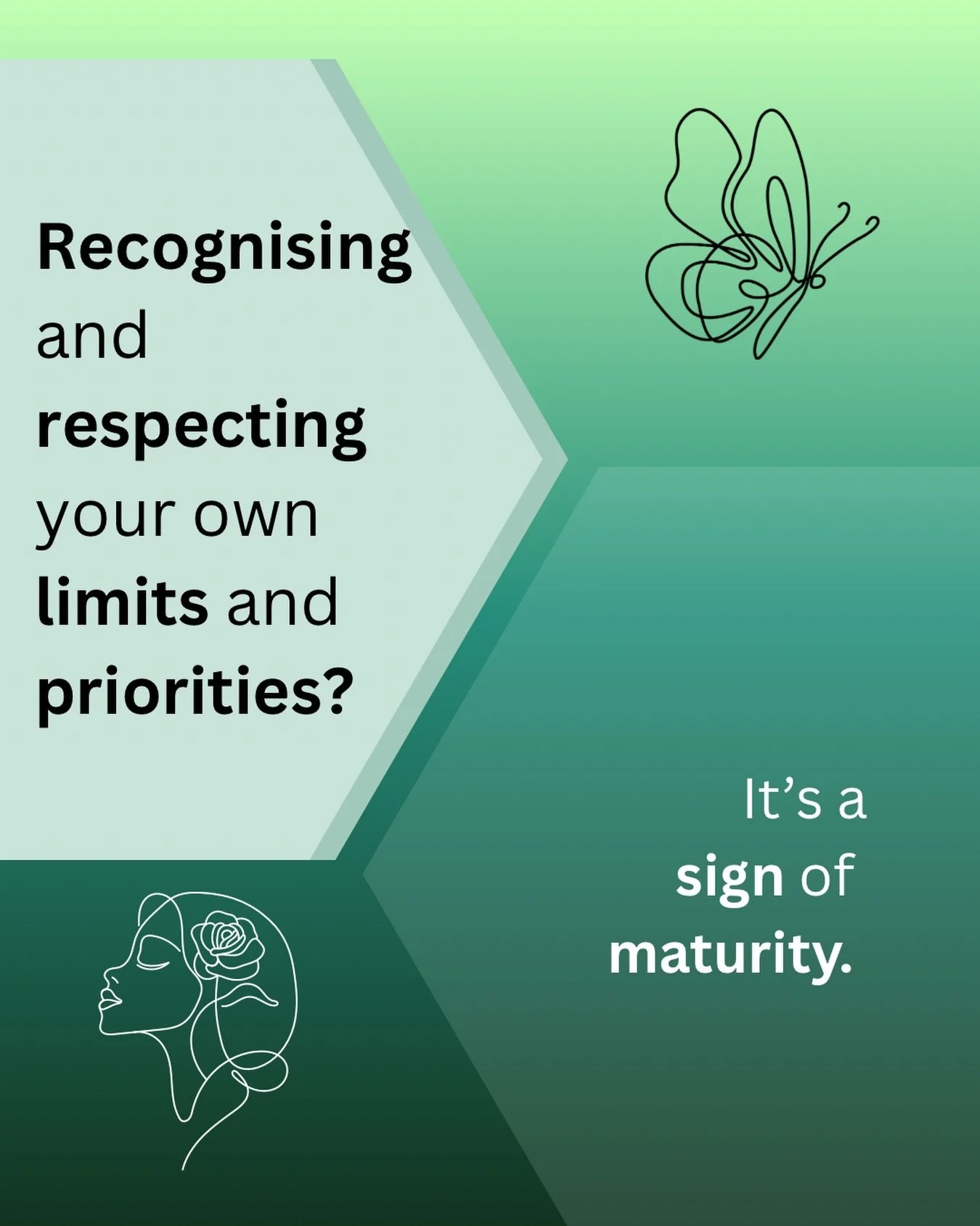 Struggling to accept limitations and set priorities can lead to constant 
🌿exhaustion,
🌿fulfilling others&rsquo; expectations,
🌿resentment. 

It often results in having unrealistic expectations of yourself and a desire to do everything.

Several f