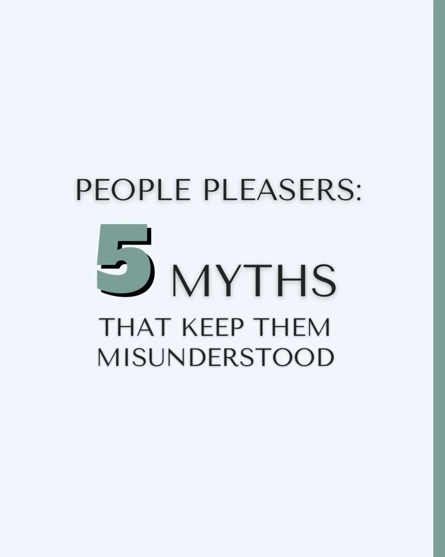 People-pleasing is often misunderstood. 

Many assume it&rsquo;s selfishness, weakness, or manipulation &mdash; but for most people pleasers, this behavior didn&rsquo;t start as a choice. It began as a survival strategy learned in childhood or past r