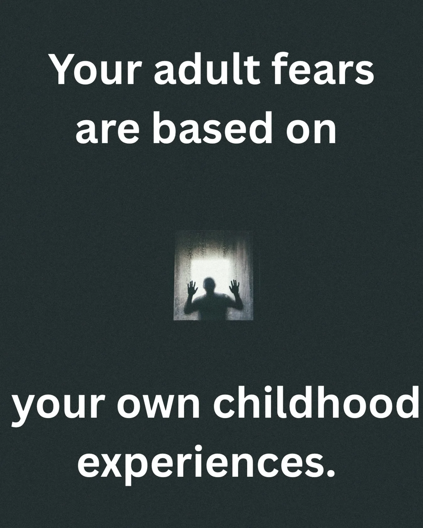 Your early experiences shape your nervous system, and these adaptations emerge later as adult fears. 

When your caretakers were preoccupied with their own needs and uncertainties and remained under-involved, you experienced this as inconsistency. 

