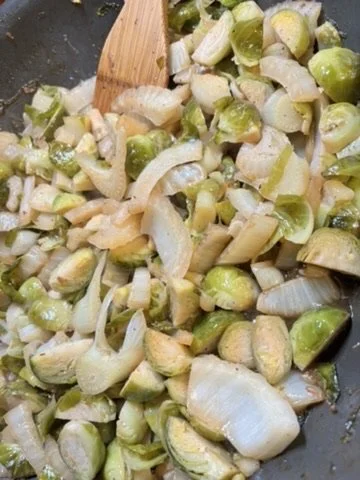 Sautéd Brussel Sprouts & Fennel