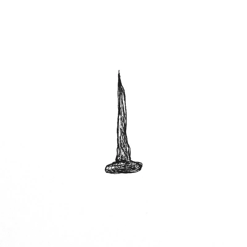 Nail, 2012, ink pen