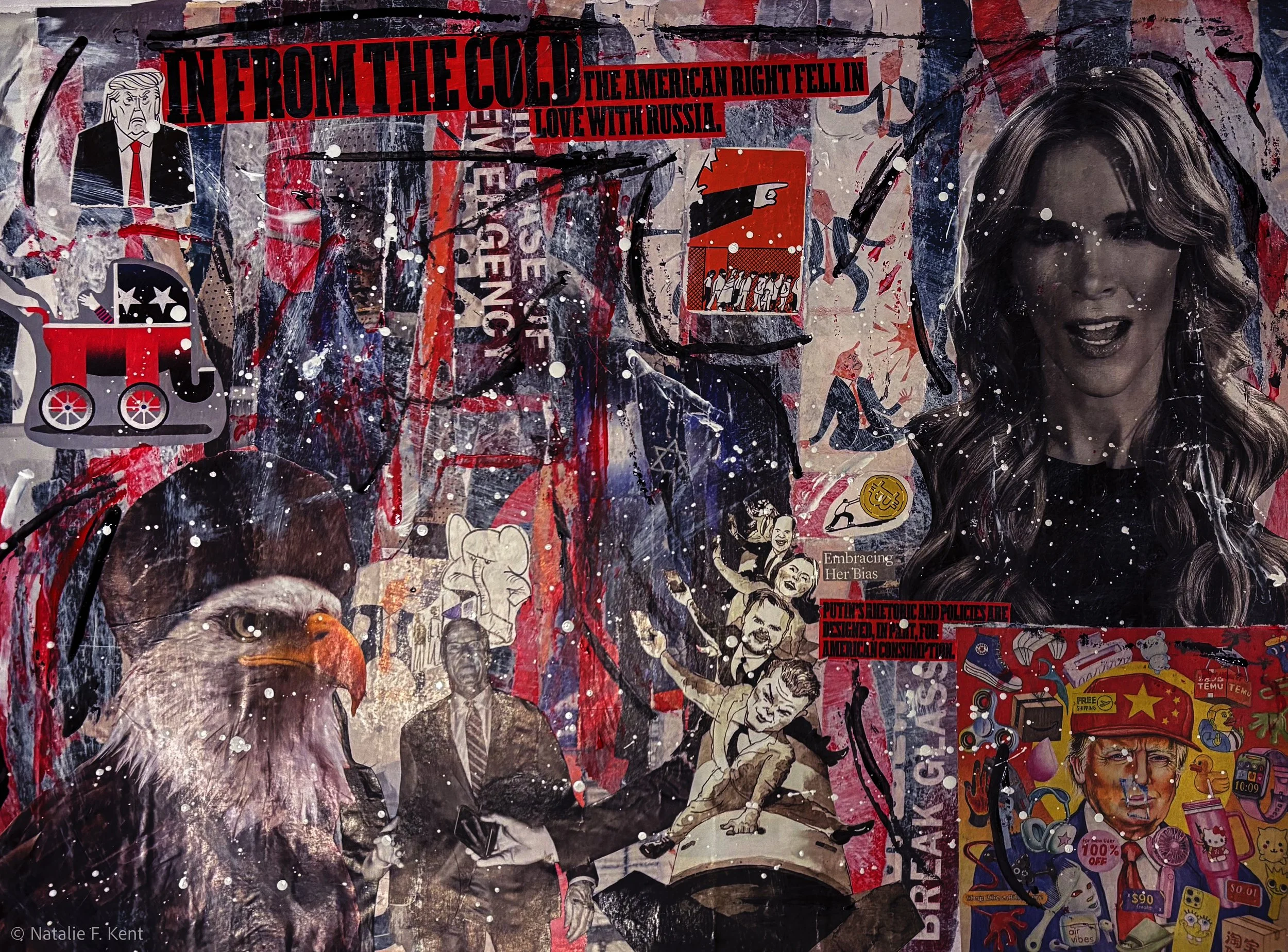 Embracing Bias, 2025, mixed media