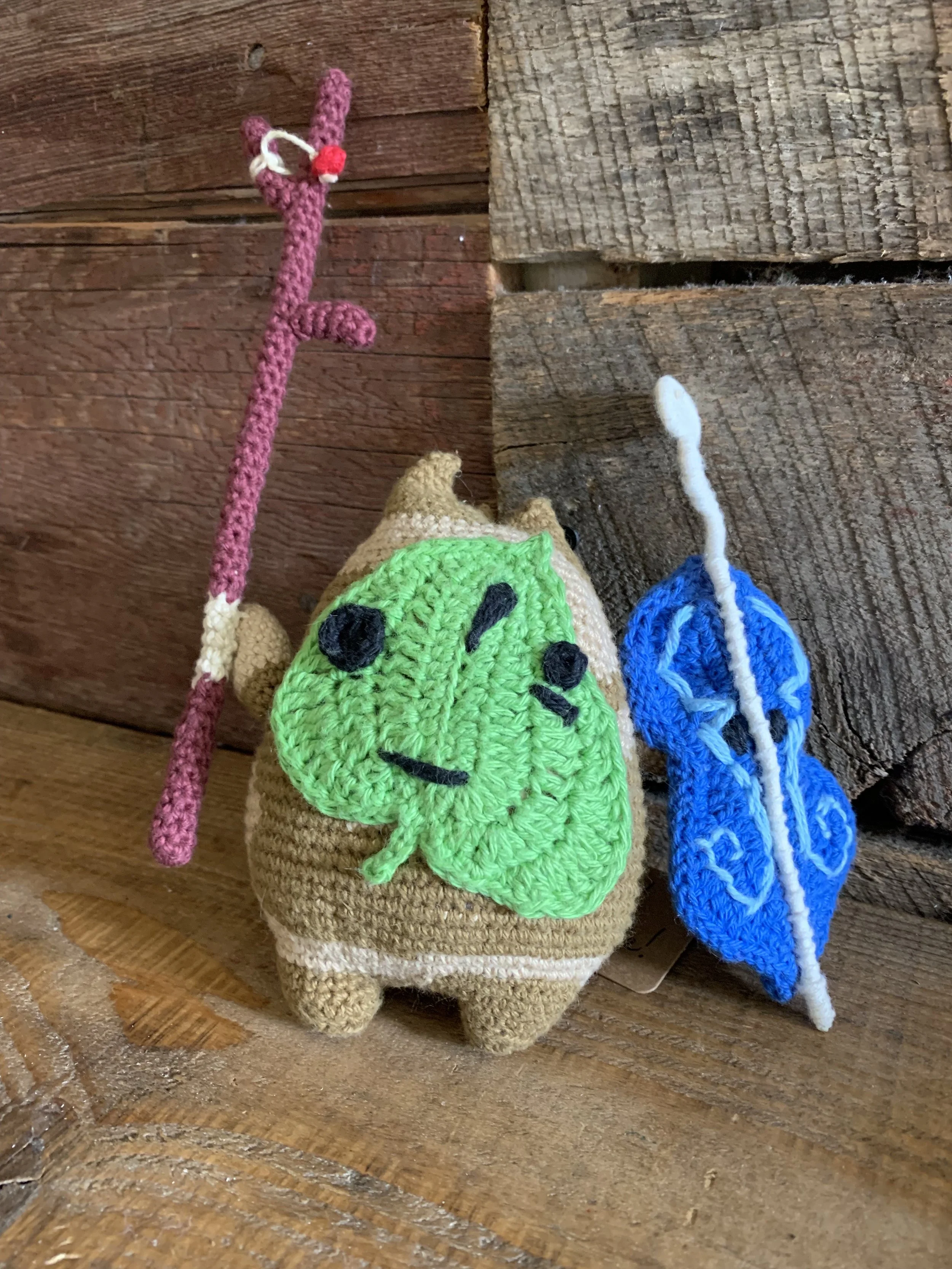 Makar Soft Toy, 2023, crocheted in cotton. Pattern by ElizettaCrafts.