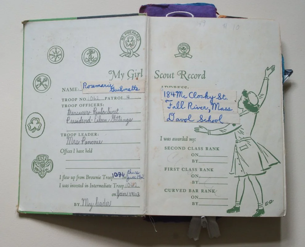 The Girl Scout Handbook or Everything You Need to Know About Being a Woman, 2009, artist's book assemblage
