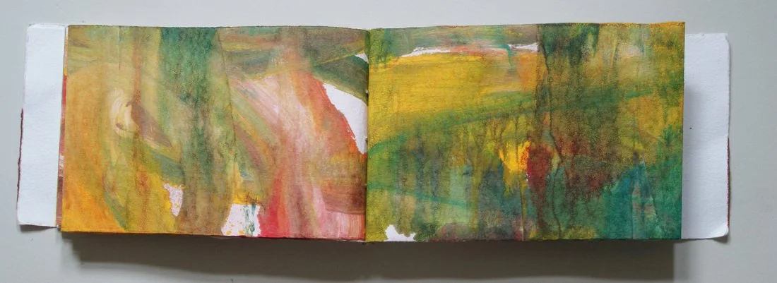 Leftovers I, 2010, monotype artist's book