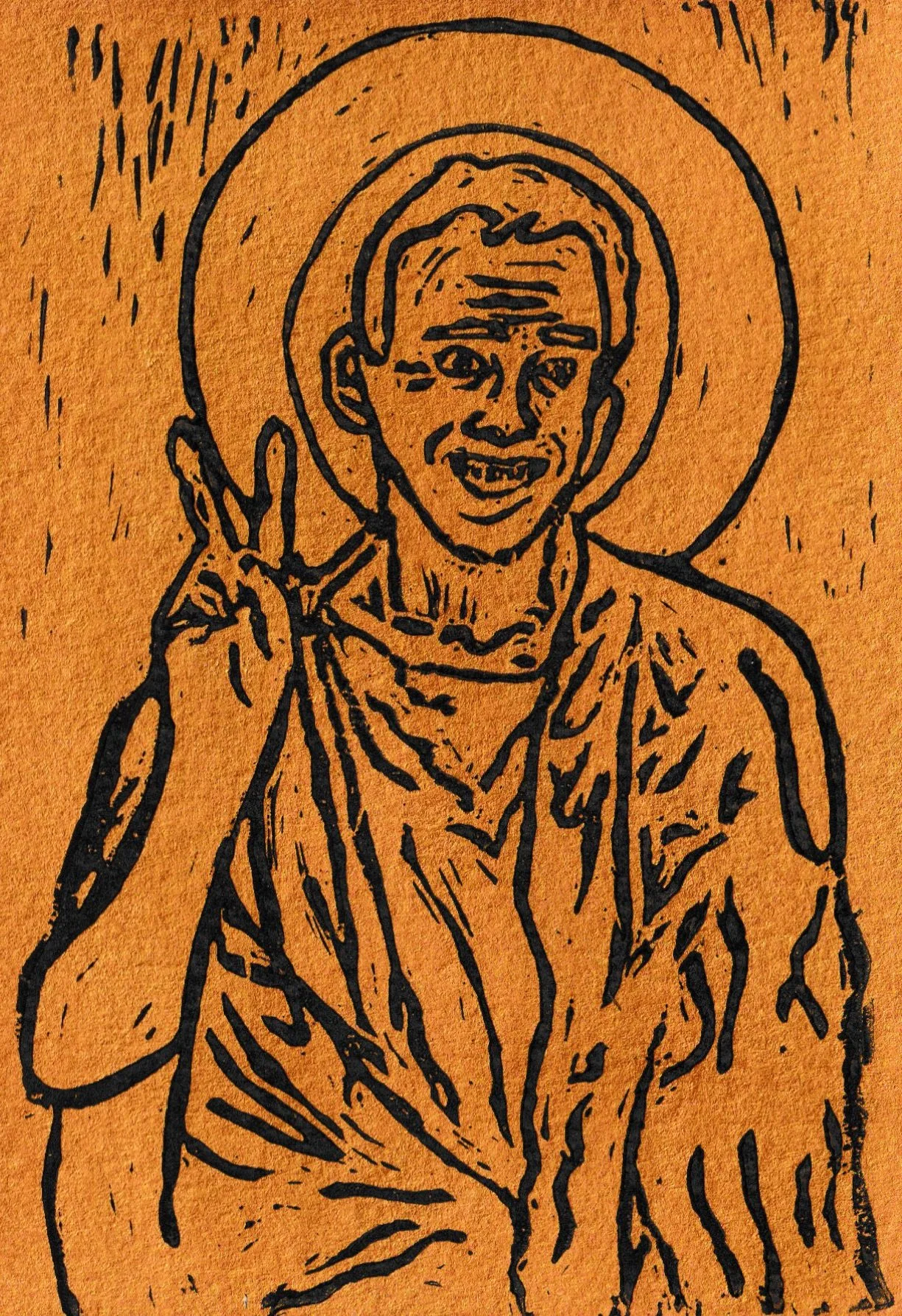 Saint Alexei, 2024, monotype