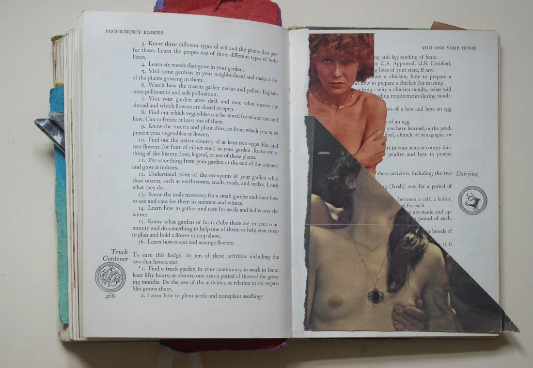 The Girl Scout Handbook or Everything You Need to Know About Being a Woman, 2009, artist's book assemblage