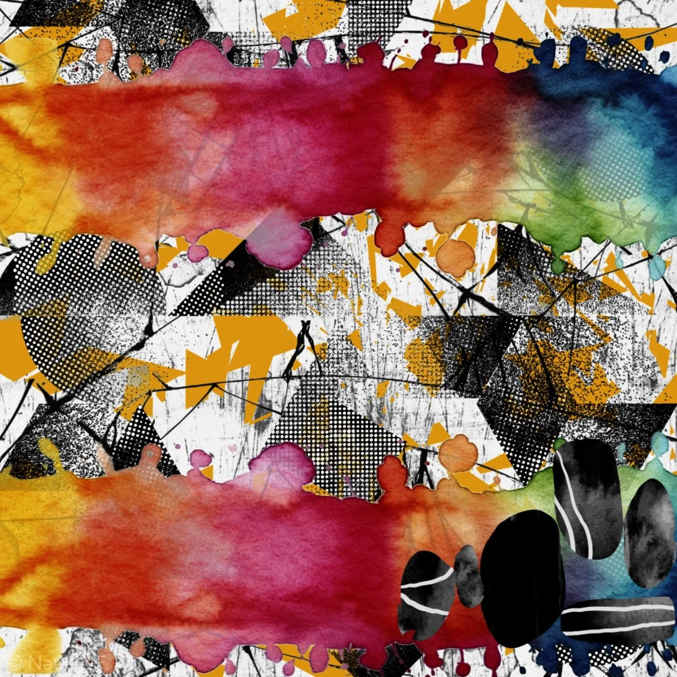 Untitled, 2024, digital collage made with Adobe Express (for promotional post – text removed)