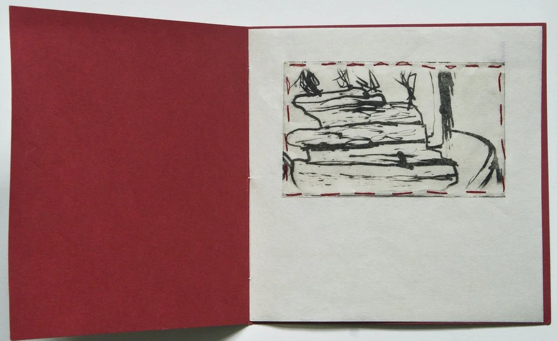 In the Aeroplane Over The Sea, 2008, set of artist's books with letterpress text with photopolymer gravure illustrations