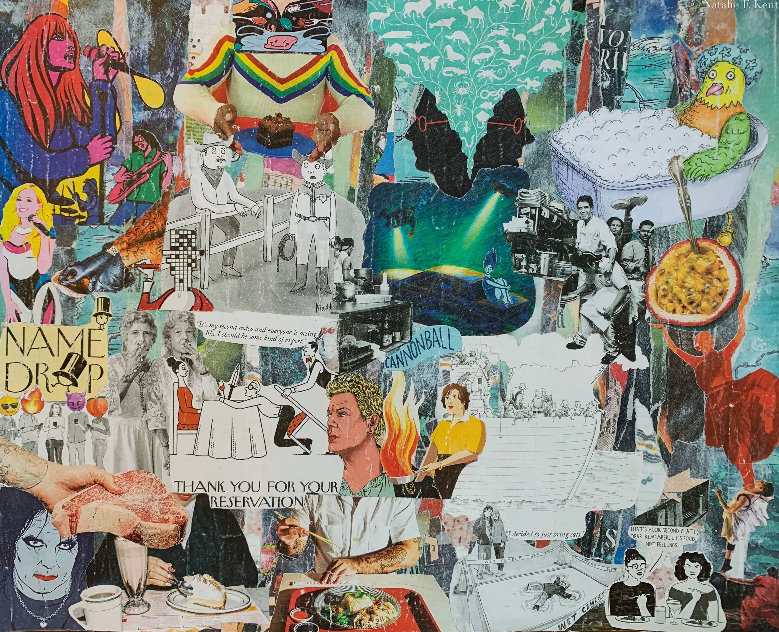 #service, 2024, mixed media