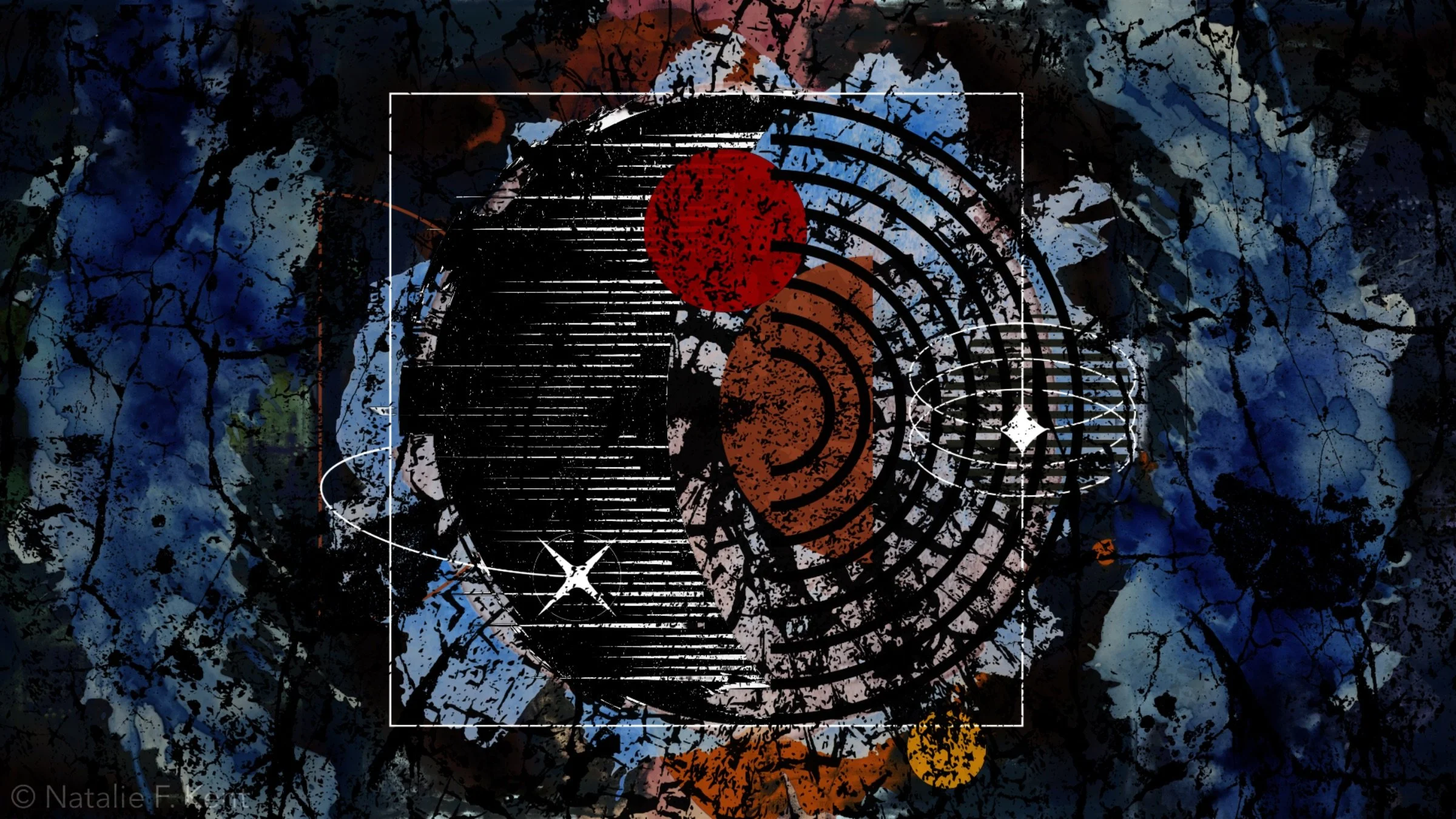 T0n1ght T0n1ght (state ii), 2024, digital collage made with Adobe Express