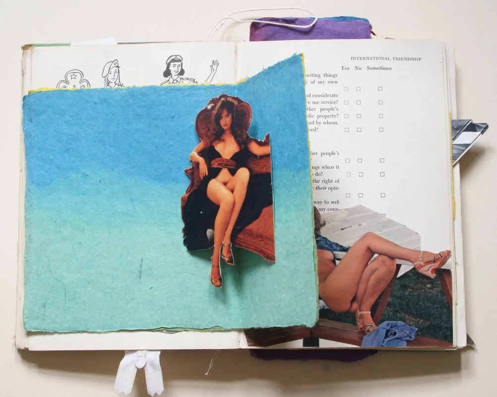 The Girl Scout Handbook or Everything You Need to Know About Being a Woman, 2009, artist's book assemblage