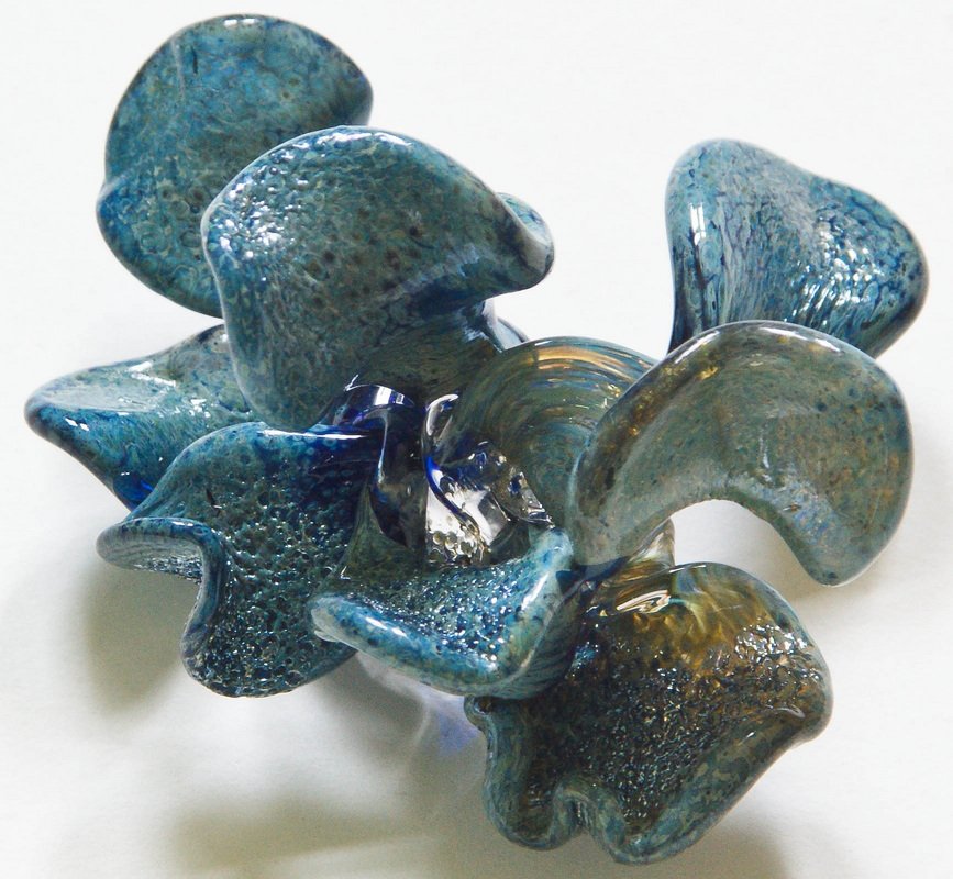 Blue Coral I, 2009, borosilicate glass 
