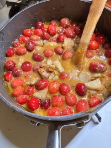 Pumpkin, Parsnip, & Cranberry Soup