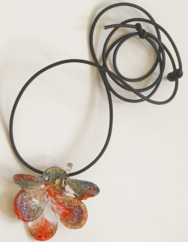 Hot/Cold (pendant), 2009, borosilicate glass 