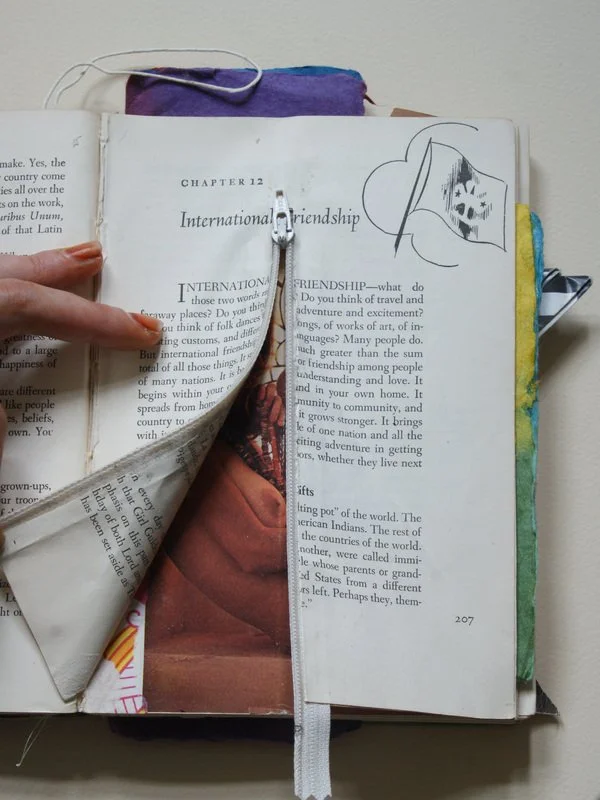 The Girl Scout Handbook or Everything You Need to Know About Being a Woman, 2009, artist's book assemblage