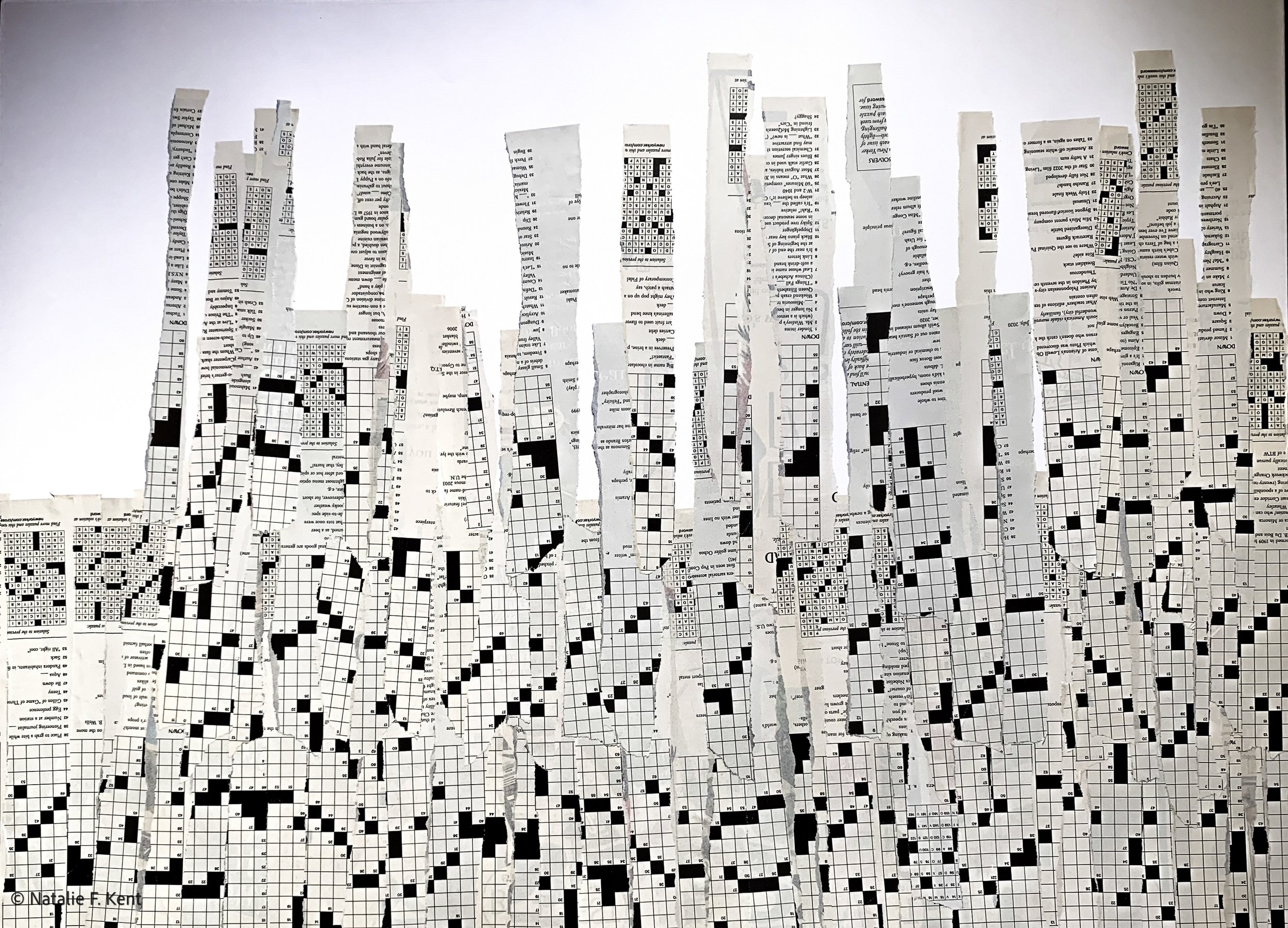 Cityscape I, 2024, collage