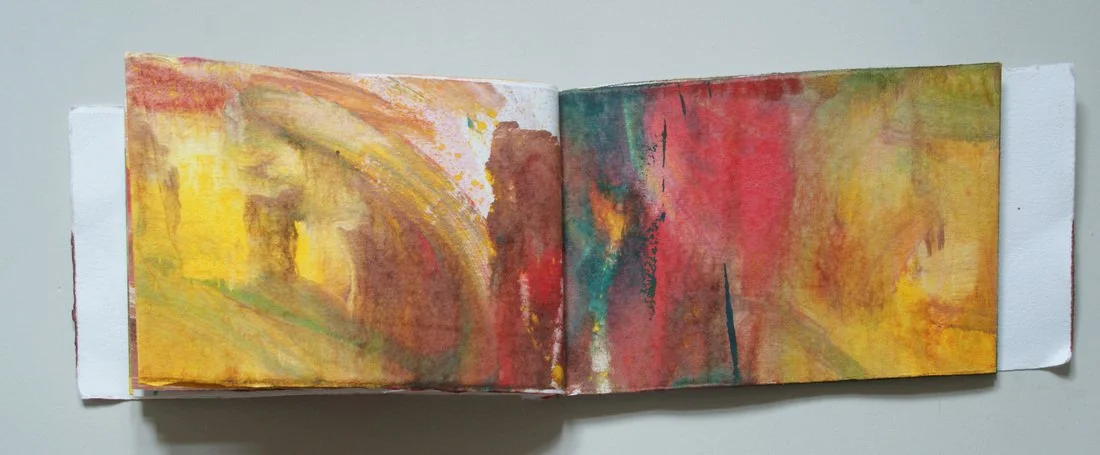 Leftovers I, 2010, monotype artist's book