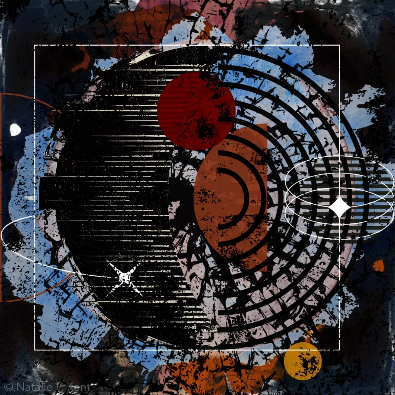 T0n1ght T0n1ght (state i), 2024, digital collage made with Adobe Express