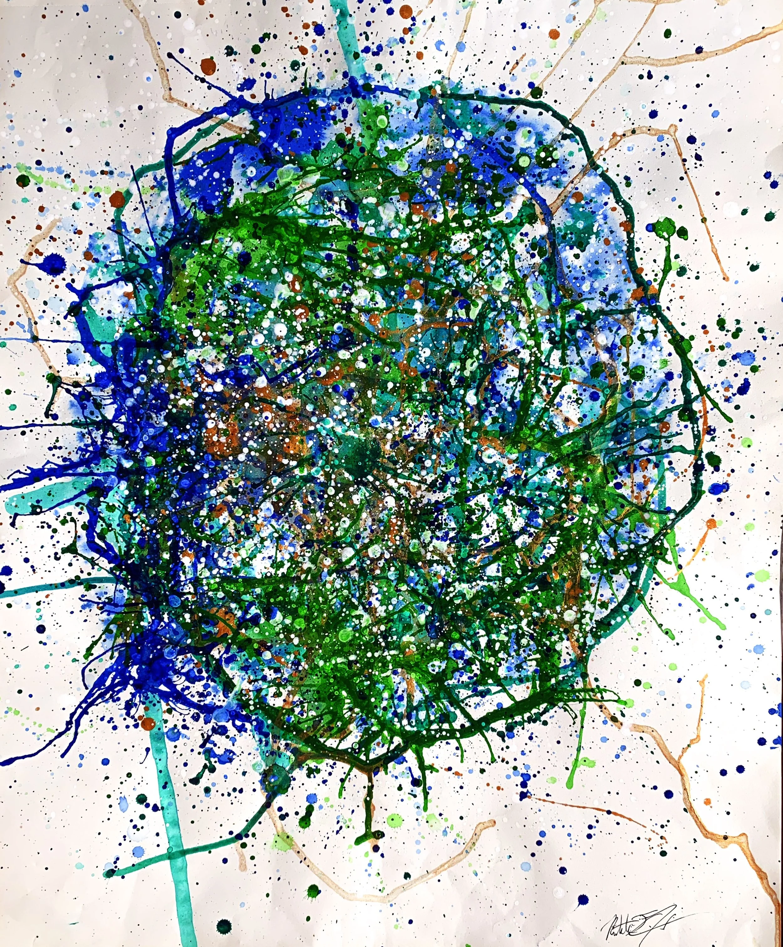 Le Début d Monde, 024, ink